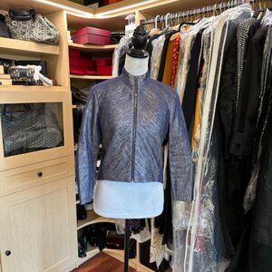 TSE Blue Size Six Jacket Brand New With Tags